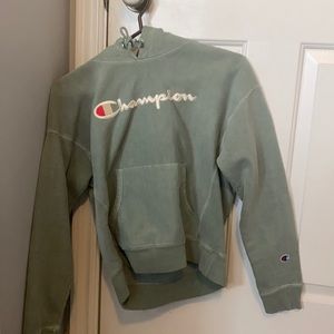 green champion hoodie